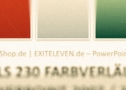 Mehr als 230 Farbverläufe für PowerPoint 2007 / 2010